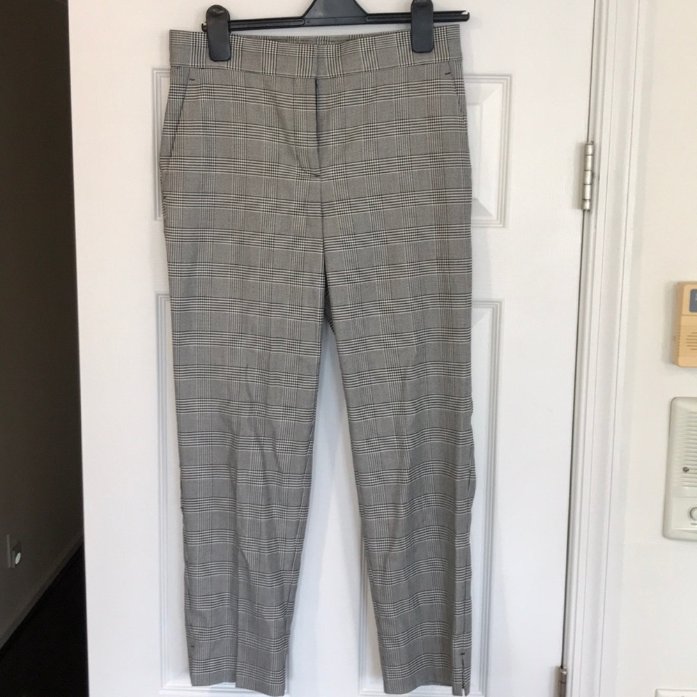 Ann Taylor Cropped Plaid Pants